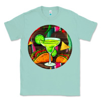 Seafoam hispanic heritage month round earrings 2 Classic Tee - BundleAndBundleShop