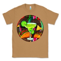 Toasted Coconut hispanic heritage month round earrings 2 Classic Tee - BundleAndBundleShop