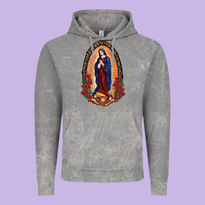 Our Lady Of Guadalupe Vintage Hoodie Designed By Ranaportraitstore