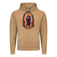 Vintage Camel Our Lady Of Guadalupe Vintage Hoodie - RanaPortraitStore