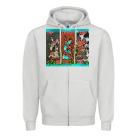 Dove Grey easter bunny's leopard cowhide cactus Zipper Hoodie - JahusDesignShop