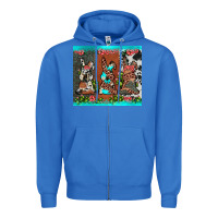 True Royal easter bunny's leopard cowhide cactus Zipper Hoodie - JahusDesignShop