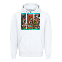 White easter bunny's leopard cowhide cactus Zipper Hoodie - JahusDesignShop
