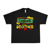 Black softball brother Urban Heavy Tee - Zillion Design Studio