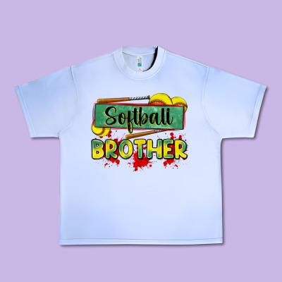 Softball Brother Urban Heavy Tee Designed By Zillion Design Studio