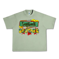Oil Green softball brother Urban Heavy Tee - Zillion Design Studio