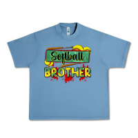 Pebble Blue softball brother Urban Heavy Tee - Zillion Design Studio