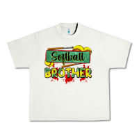 Pistachio softball brother Urban Heavy Tee - Zillion Design Studio