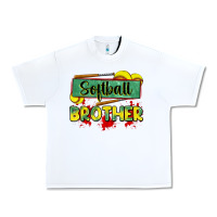 White softball brother Urban Heavy Tee - Zillion Design Studio