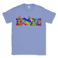 Colony Blue lgbtq heart and hope Classic Tee - HRA Design Shop