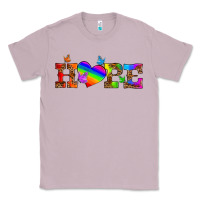 Lilac lgbtq heart and hope Classic Tee - HRA Design Shop