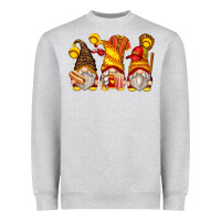 Heather Grey softball gnomes Heavyweight Sweatshirt - Zillion Design Studio