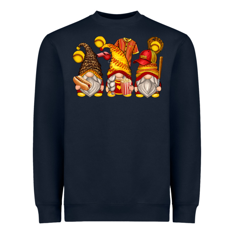 Softball Gnomes Heavyweight Sweatshirt by Zillion Design Studio | Teevron