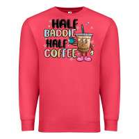 Cardinal half baddie half coffee Premium Sweatshirt - MaliasSmallBusiness