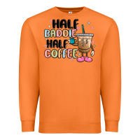 Carrot half baddie half coffee Premium Sweatshirt - MaliasSmallBusiness