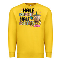 Lemon half baddie half coffee Premium Sweatshirt - MaliasSmallBusiness