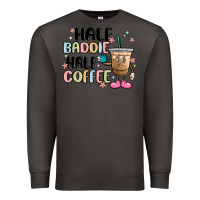 Smoke half baddie half coffee Premium Sweatshirt - MaliasSmallBusiness