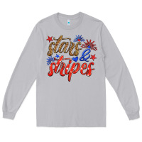 Moon Dust stars and stripes Long Sleeve Tee - HRA Design Shop
