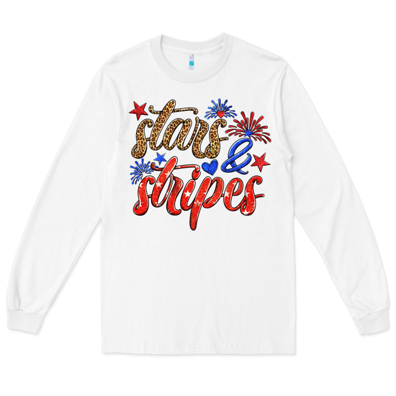Stars And Stripes Long Sleeve Tee by HRA Design Shop | Teevron