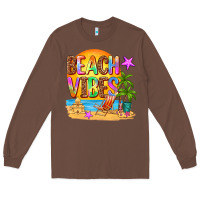 Chestnut beach vibes Long Sleeve Tee - AdoDesignShop