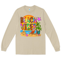 Mushroom beach vibes Long Sleeve Tee - AdoDesignShop