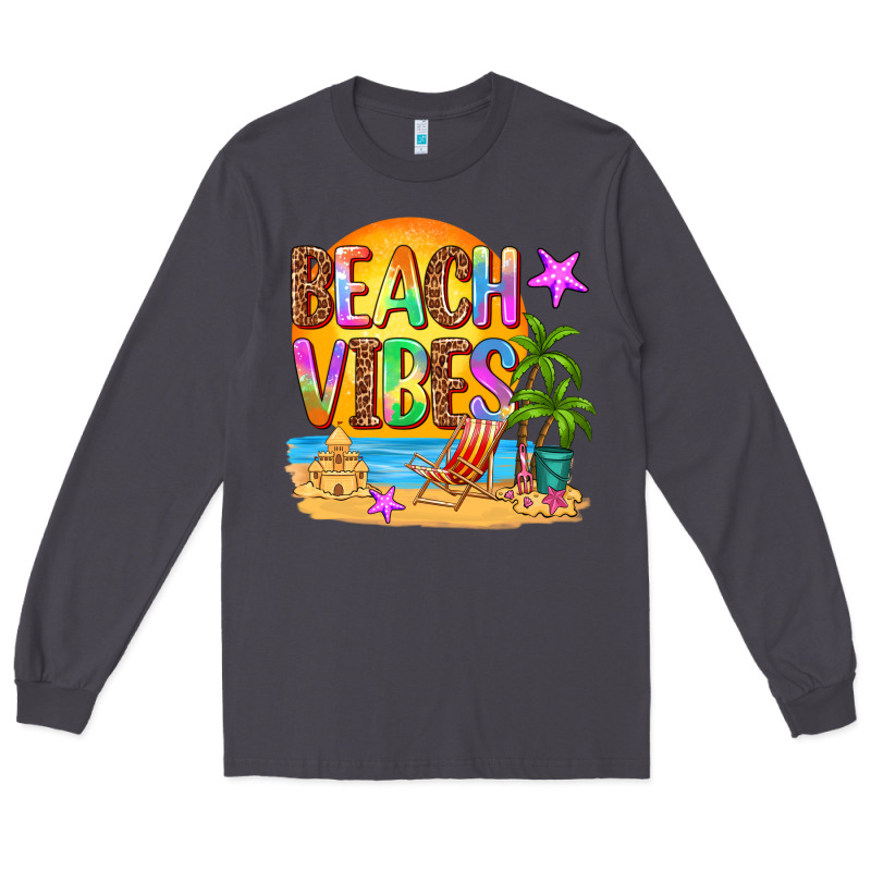 Beach Vibes Long Sleeve Tee by AdoDesignShop | Teevron