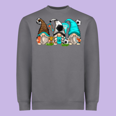 Soccer Gnomes Heavyweight Sweatshirt Designed By Zillion Design Studio