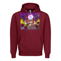Burgundy stay witchy tumbler Zipper Hoodie - BundleAndBundleShop