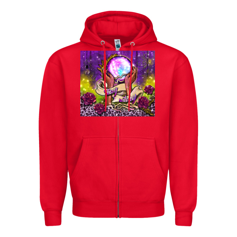 Stay Witchy Tumbler Zipper Hoodie by BundleAndBundleShop | Teevron