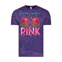 Cloud Purple in october we wear pink Vintage Tee - Zillion Design Studio