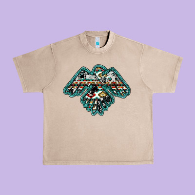 Western Thunderbird Urban Heavy Tee Designed By Ranaportraitstore