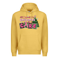 Antique Gold all i want for is a care Premium Hoodie - MaliasSmallBusiness
