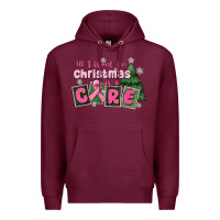 Burgundy all i want for is a care Premium Hoodie - MaliasSmallBusiness