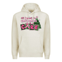 Oatmeal Heather all i want for is a care Premium Hoodie - MaliasSmallBusiness
