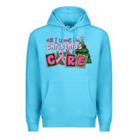 Ocean Blue all i want for is a care Premium Hoodie - MaliasSmallBusiness