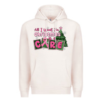 Pale Pink all i want for is a care Premium Hoodie - MaliasSmallBusiness