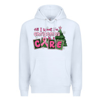White all i want for is a care Premium Hoodie - MaliasSmallBusiness