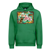 Emerald bees and lilies with leopard Urban Hoodie - Artiststas