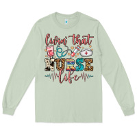 Matcha livin' that nurse life Long Sleeve Tee - FaDigitalArtStudio