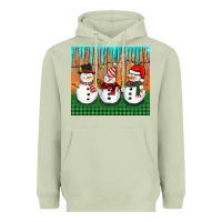 Matcha christmas snovman Heavyweight Hoodie - BarkalooDesign