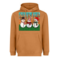 Meerkat christmas snovman Heavyweight Hoodie - BarkalooDesign