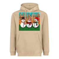 Mushroom christmas snovman Heavyweight Hoodie - BarkalooDesign