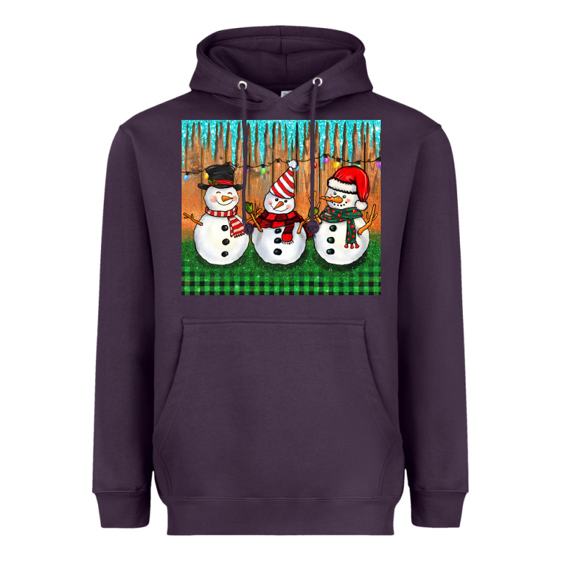 Christmas Snovman Heavyweight Hoodie by BarkalooDesign | Teevron