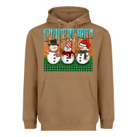 Toasted Coconut christmas snovman Heavyweight Hoodie - BarkalooDesign