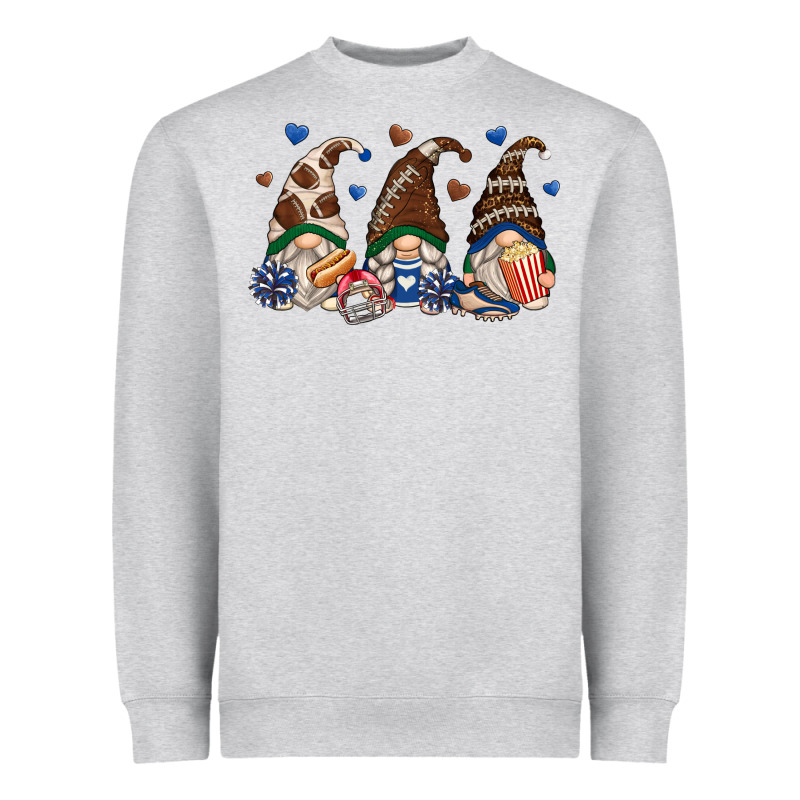 Football Gnomes Heavyweight Sweatshirt by Zillion Design Studio | Teevron
