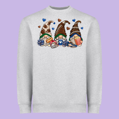 Football Gnomes Heavyweight Sweatshirt Designed By Zillion Design Studio