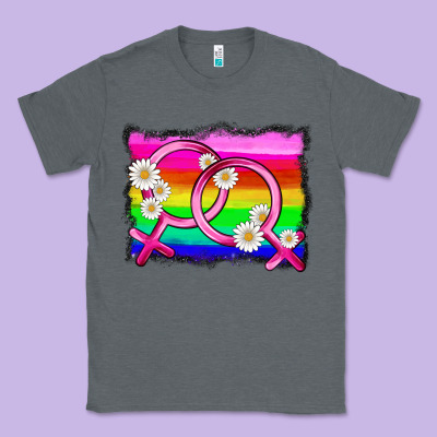 Lgbtq Gender Lesbian Symbol Classic Tee Designed By Hra Design Shop