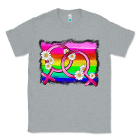 Heather Grey lgbtq gender lesbian symbol Classic Tee - HRA Design Shop