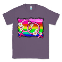 Lavender lgbtq gender lesbian symbol Classic Tee - HRA Design Shop
