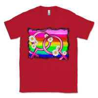 Red lgbtq gender lesbian symbol Classic Tee - HRA Design Shop